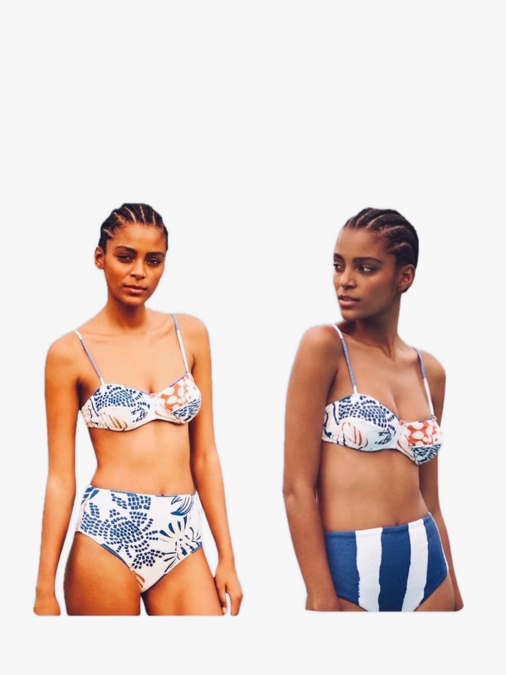 Rare‼️EUC Farm Rio Mixed Lobster High-Waisted Bikini Set (Double Sided Bottoms) - Picture 1 of 12